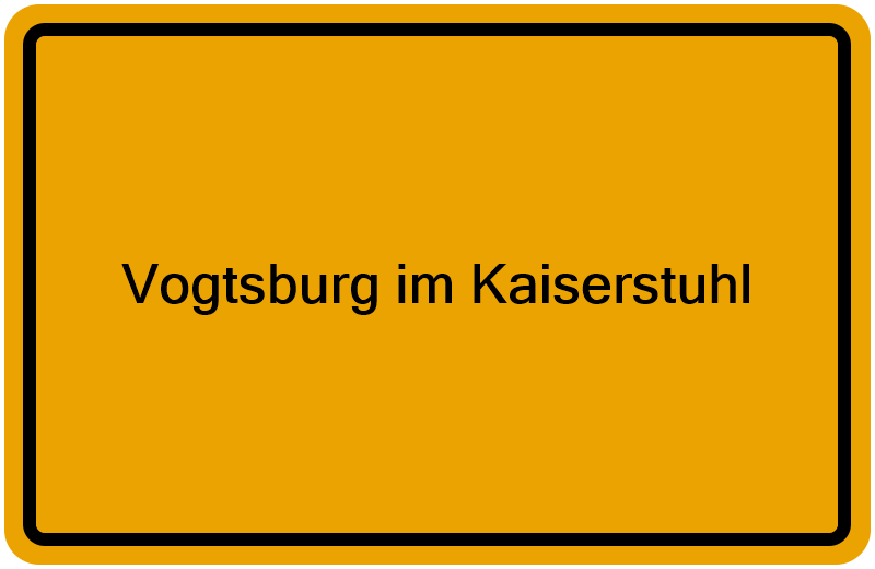 Handelsregisterauszug Vogtsburg im Kaiserstuhl